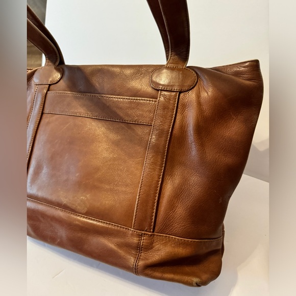 Vintage Brown Cortez Genuine Leather Shoulder Bag / Hand Bag - Picture 4 of 16